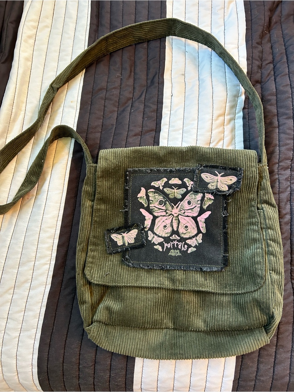 NWOT! Melanie Martinez Portals Corduroy Crossbody Bag